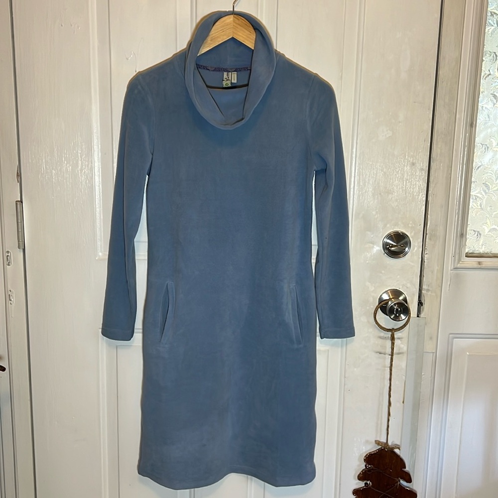 Sahalie NWOT Fleece Cowl Neck Dress size Petite Small